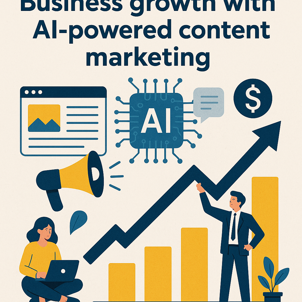 Business growth through AI-powered content marketing