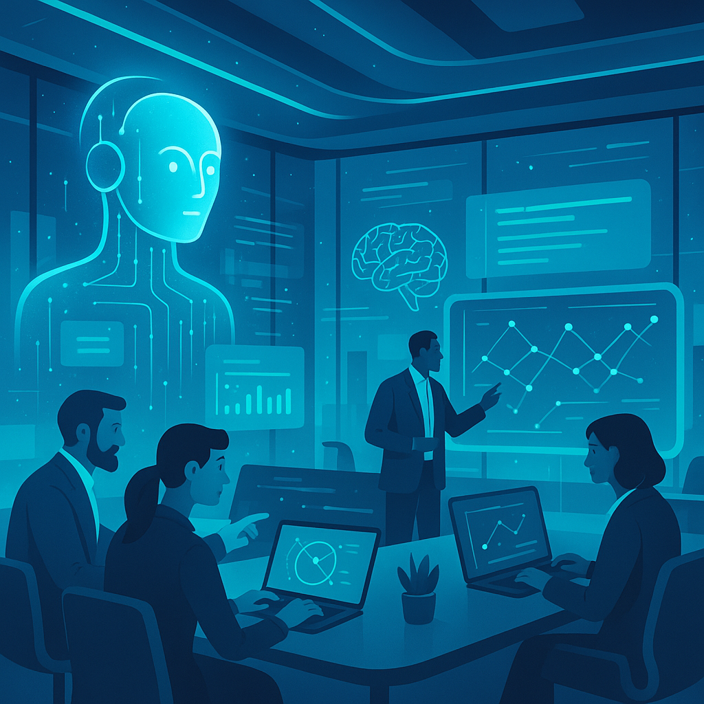 AI-enhanced workspace for content marketing