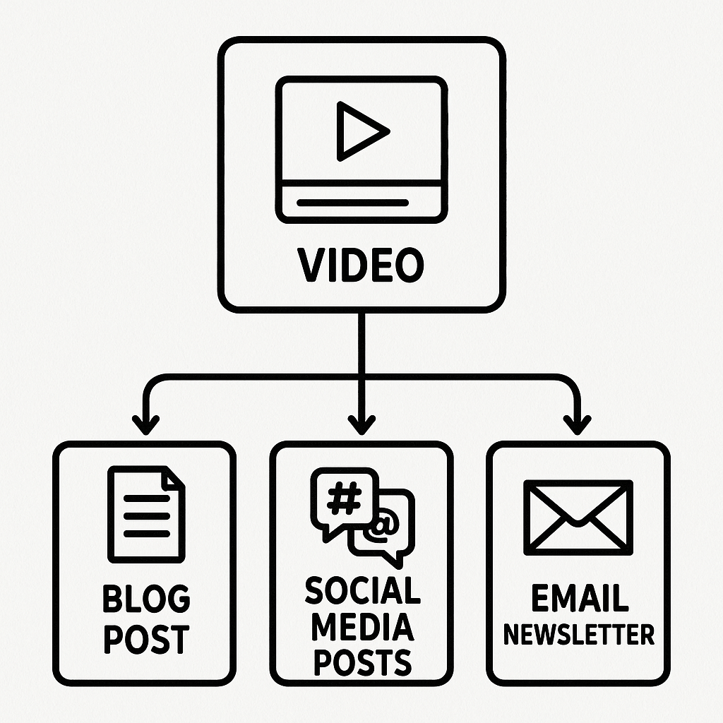 Content orchestration framework diagram