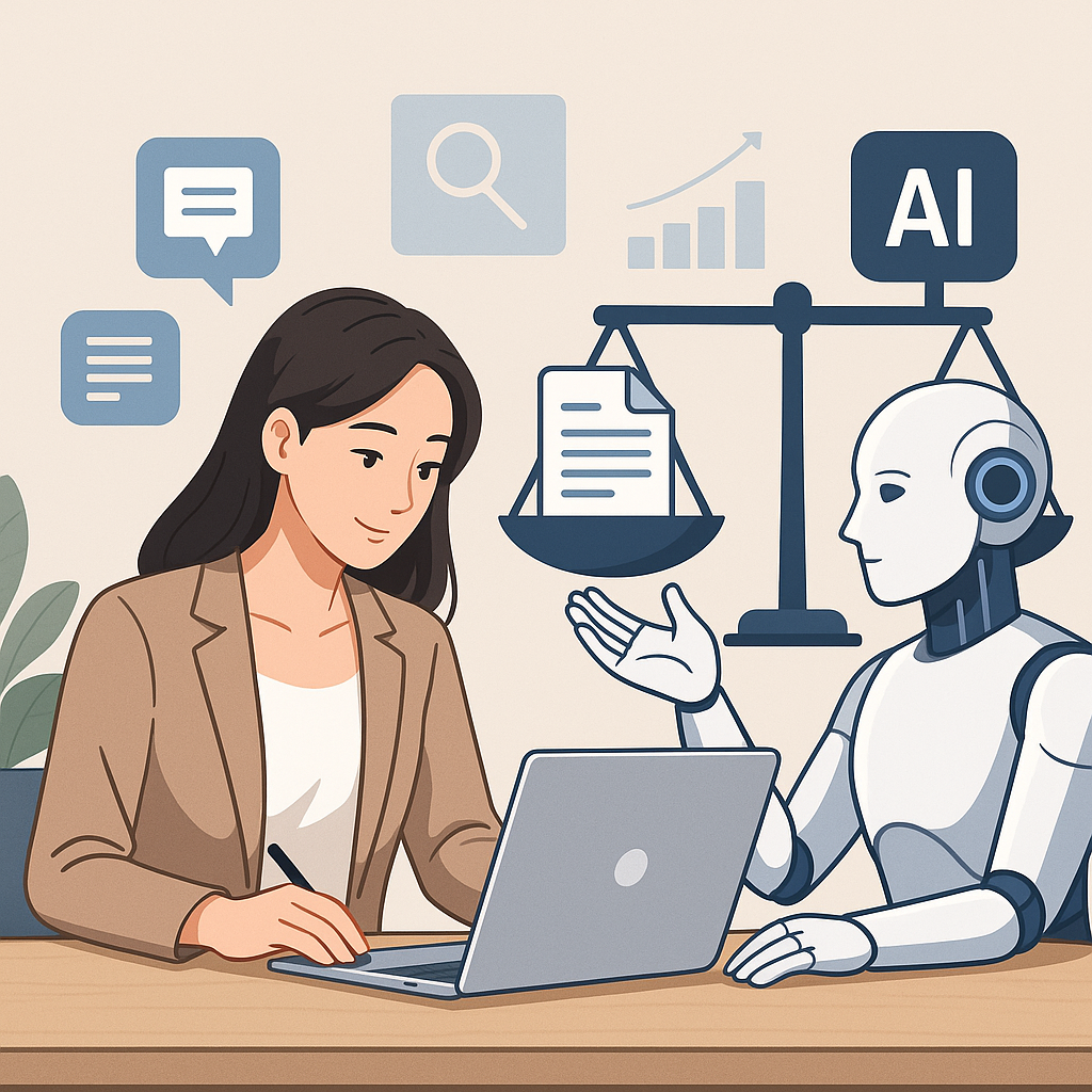 Balancing Human Touch and AI in Content Marketing