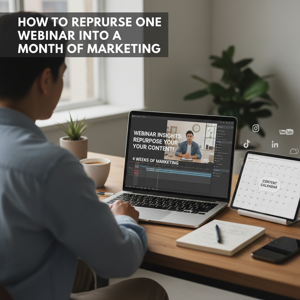 Editing short video clips with captions for social media