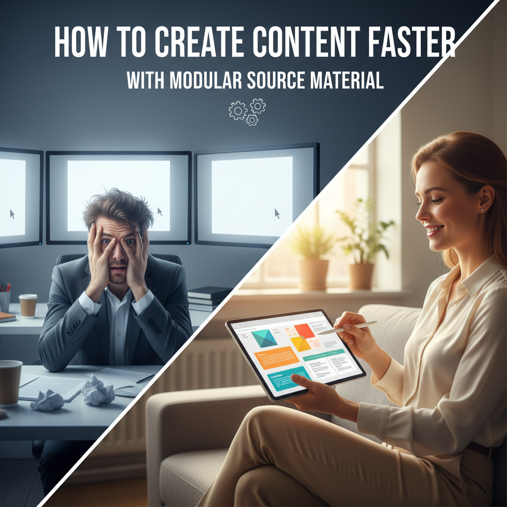 How to Create Content Faster With Modular Source Material - Repostra Blog