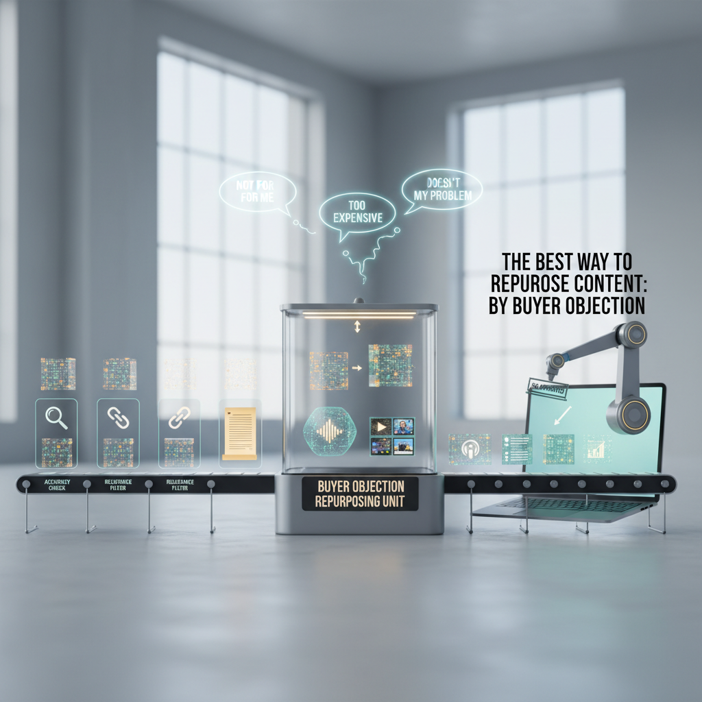 A marketer reviewing repurposed content assets on multiple digital screens