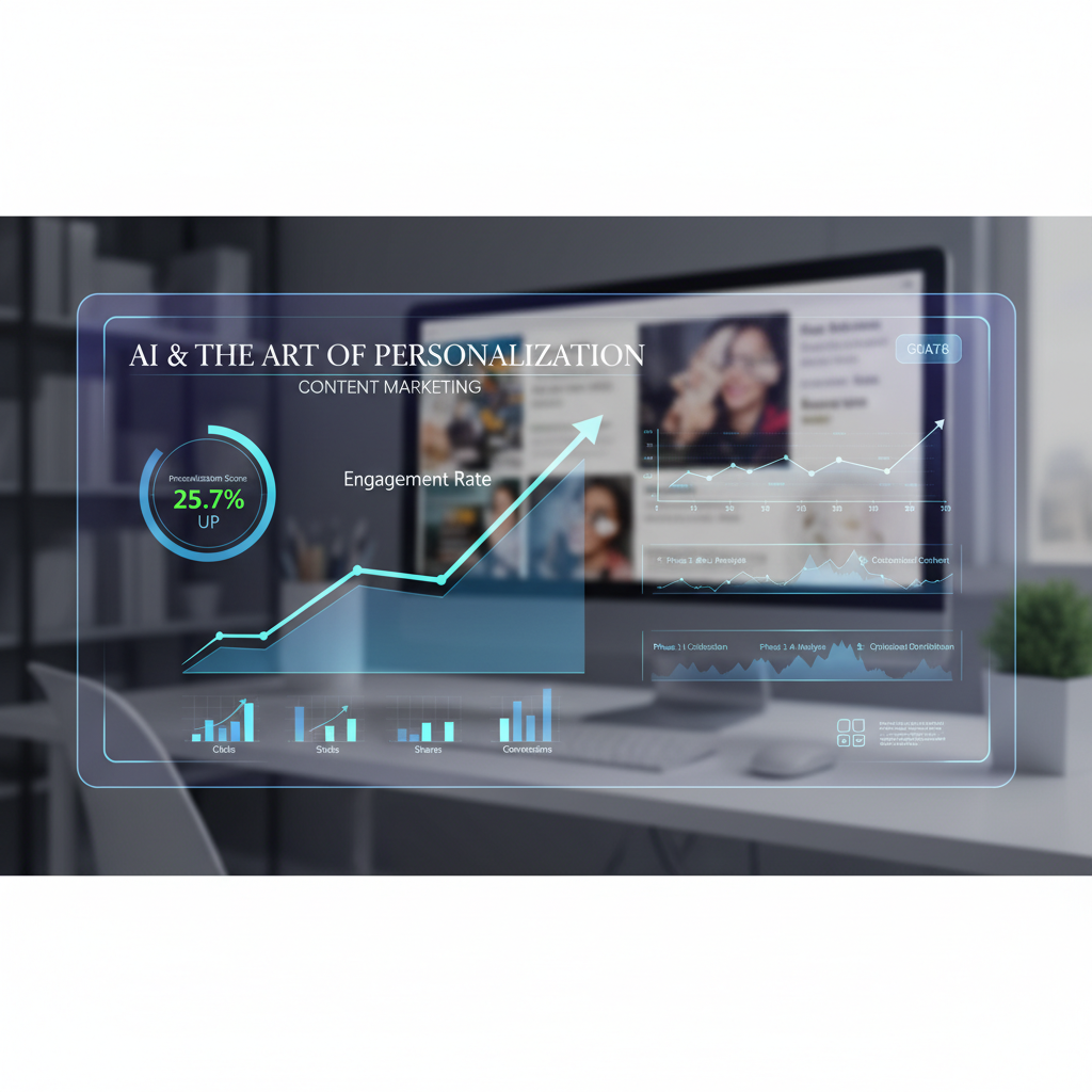 Analytics dashboard displaying rapid growth in marketing ROI and engagement