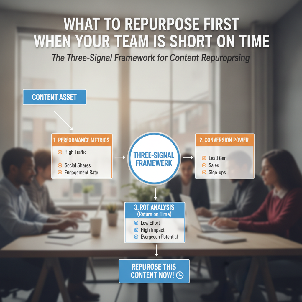 Three-Signal Framework for Content Repurposing