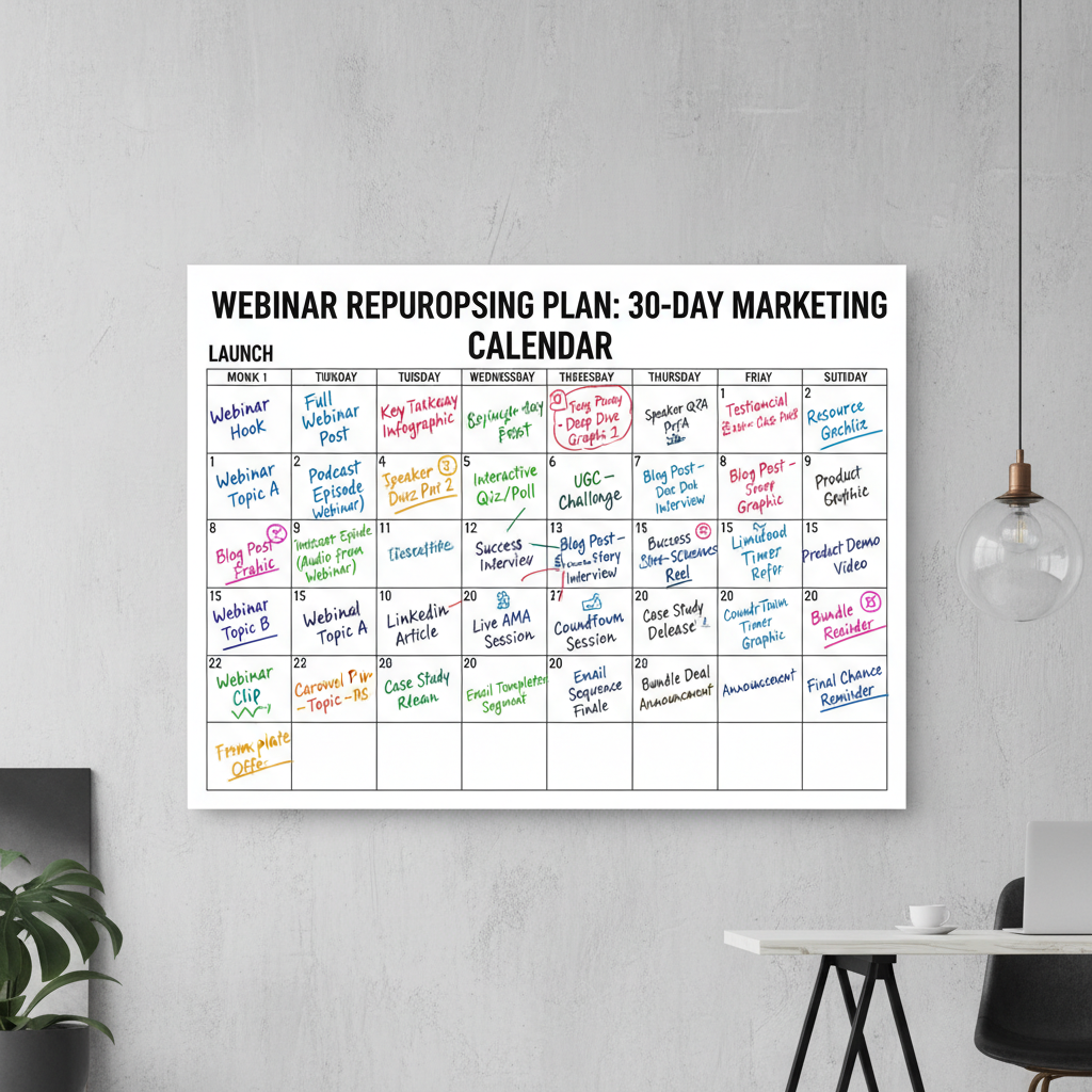 30-day social media content calendar