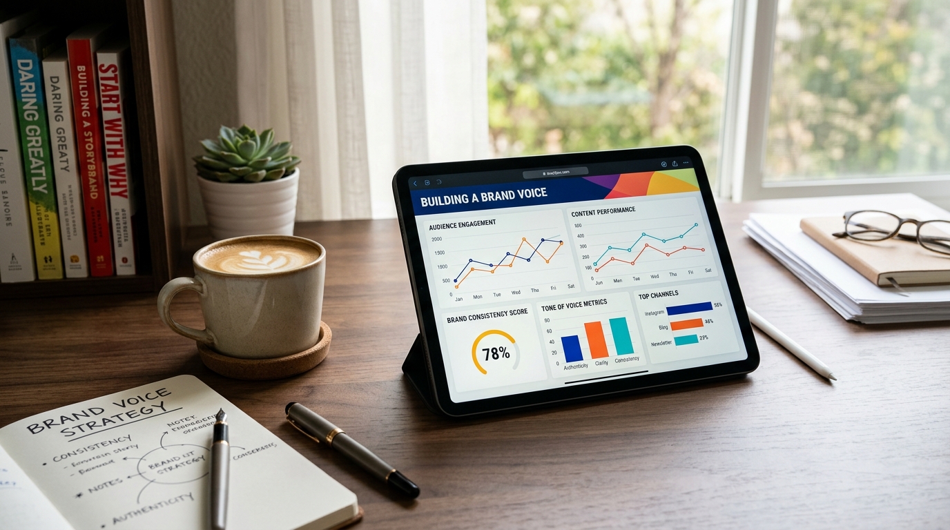 Educational content analytics displayed on a tablet