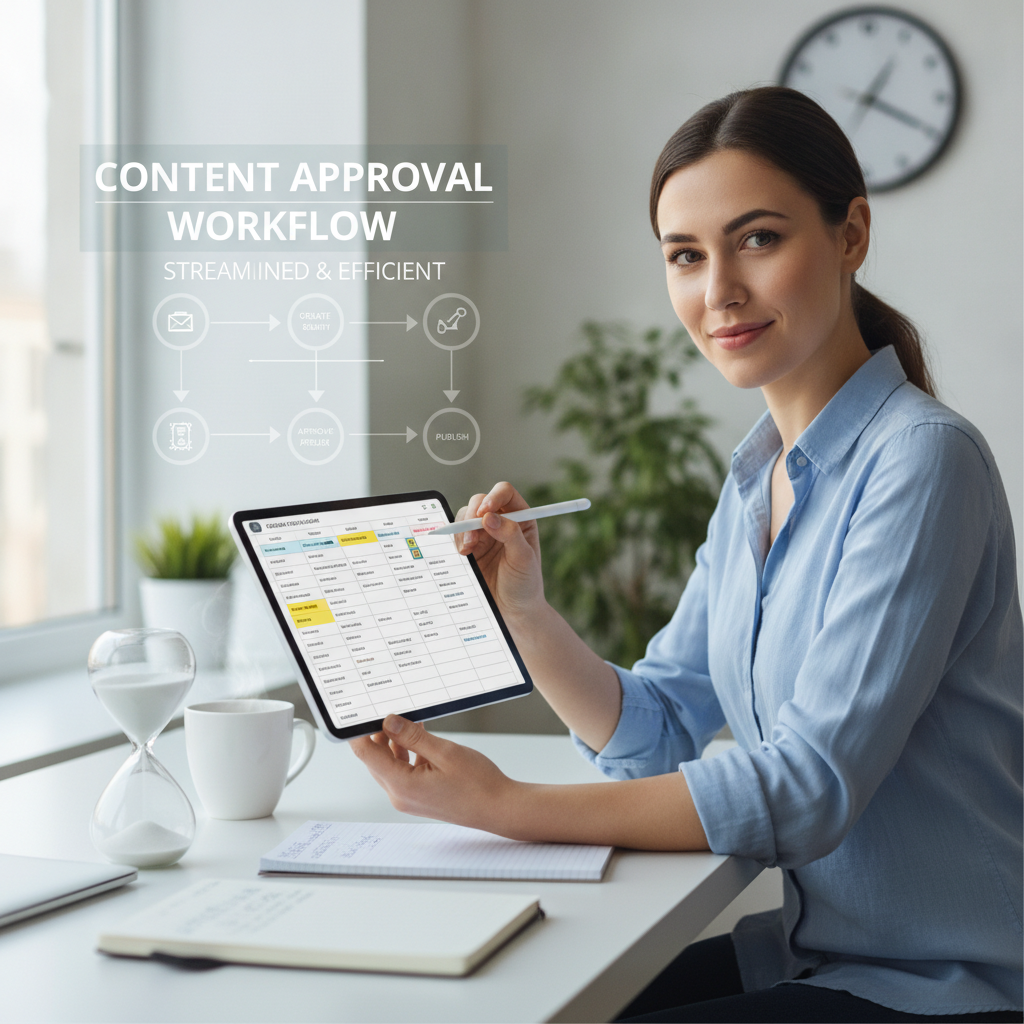 Batching content approvals for deep work