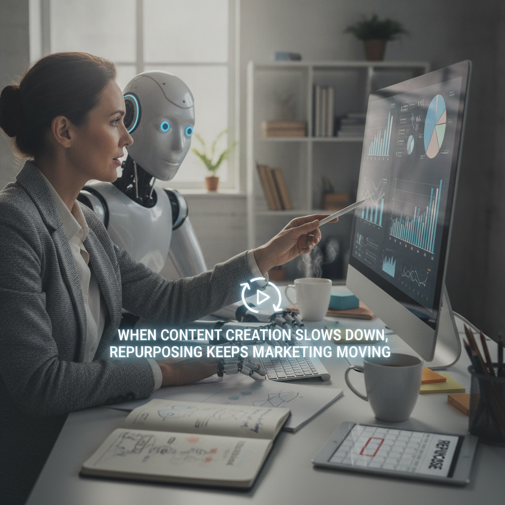 Human and AI collaboration in a marketing setting