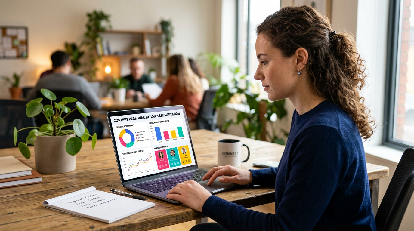 Analyzing audience segments on a computer
