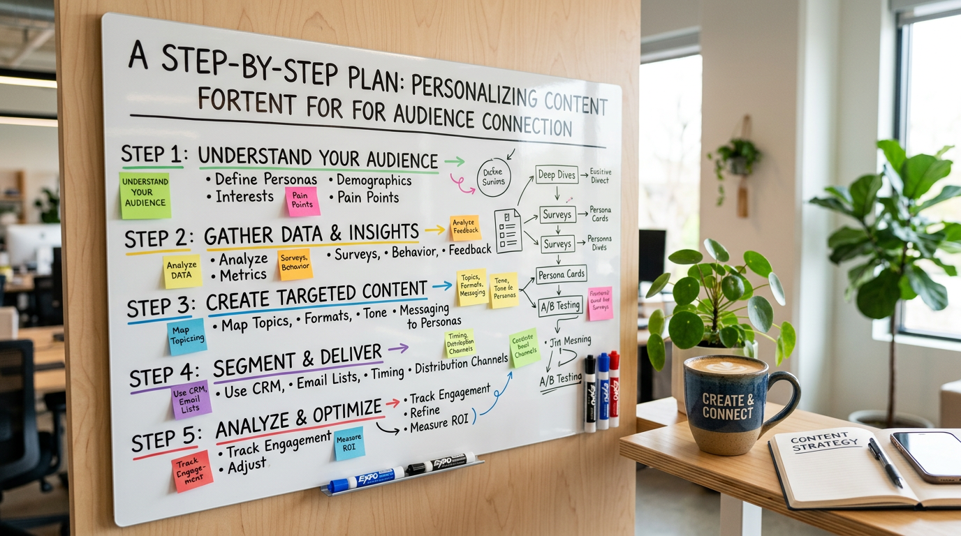 Content strategy planning board