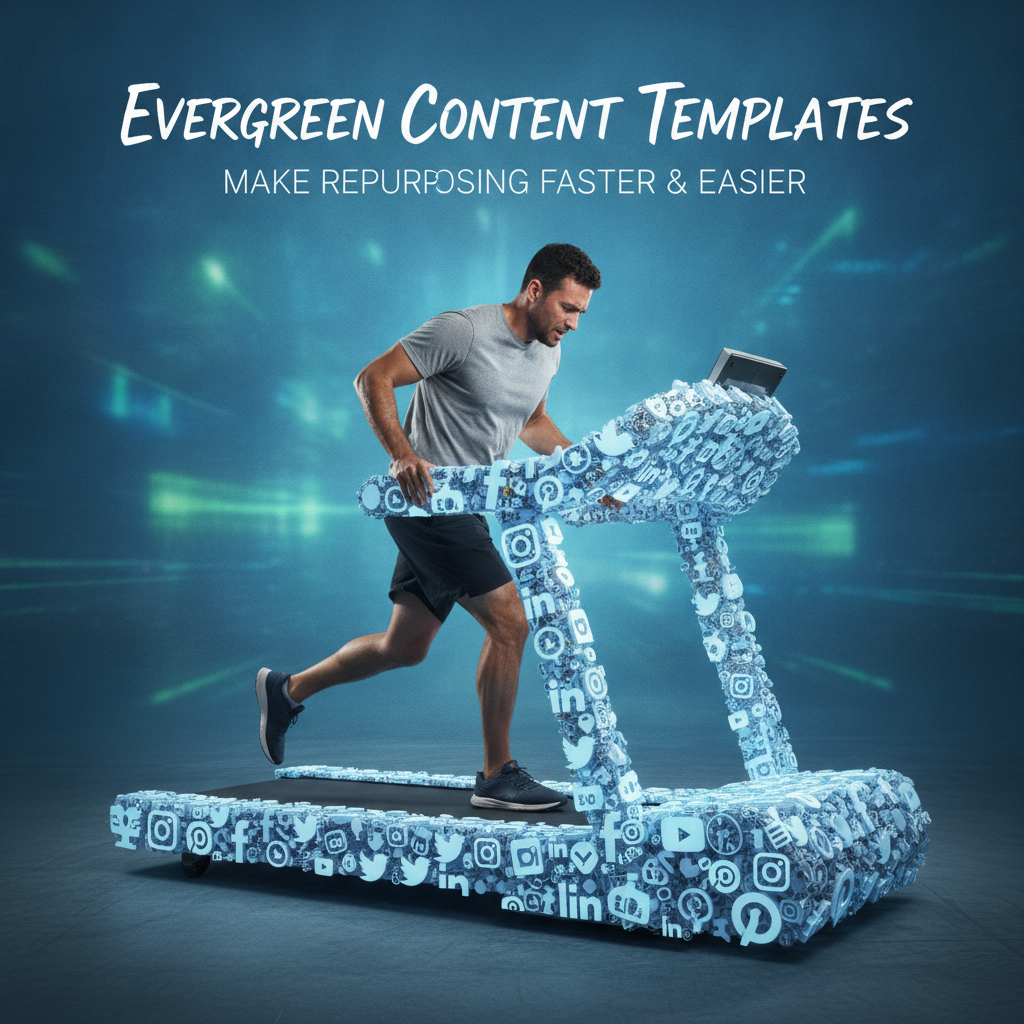 The content treadmill burnout concept illustrated