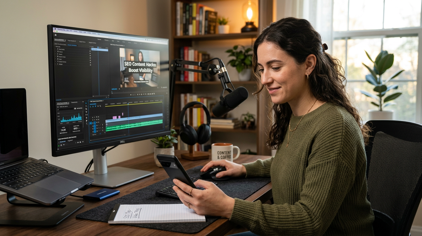 A content creator optimizing videos for multiplatform distribution